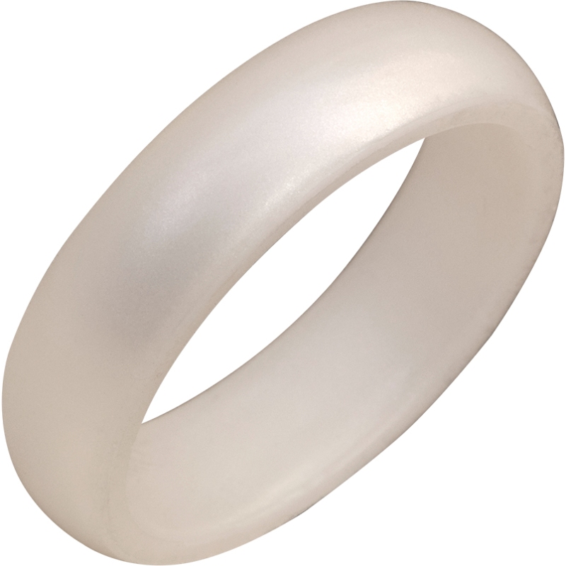 TruBand&trade; Silicone Pearl White Ring