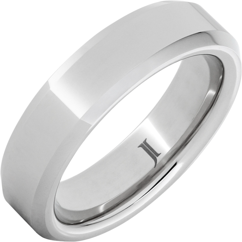 Miravir - Serinium&reg; 6mm Beveled Polished Ring