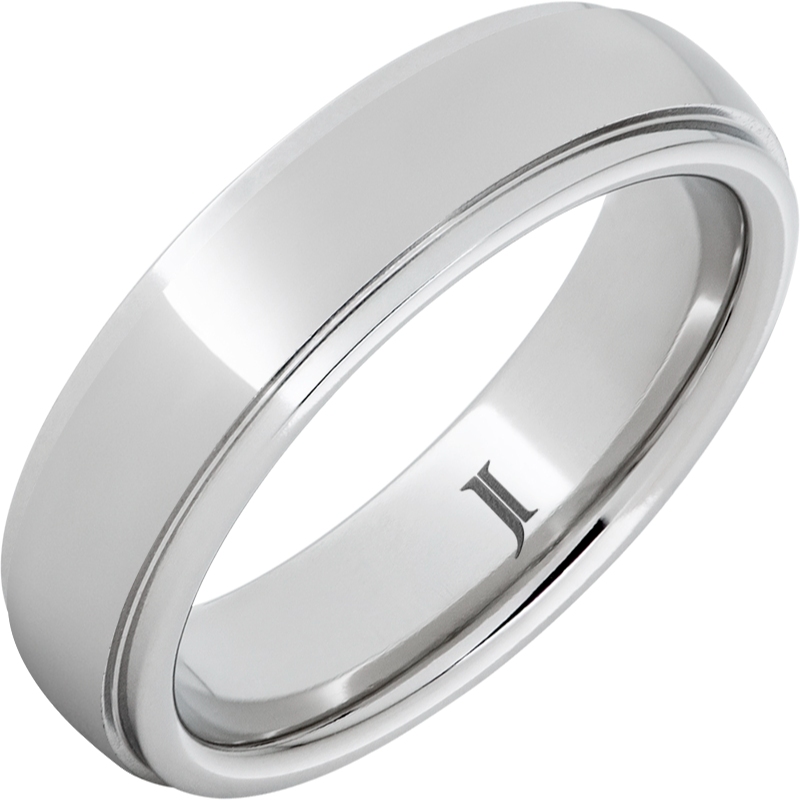 Serinium&reg; Dome Ring with Recessed Edges