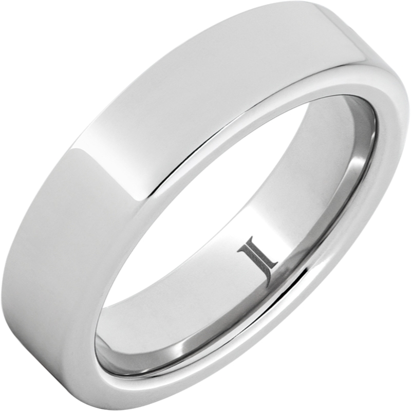 Serinium&reg; Flat Polished Ring