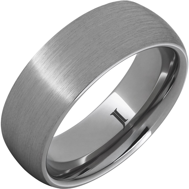 Simplicity ?Rugged Tungsten&trade; Dome Ring with Satin Finish
