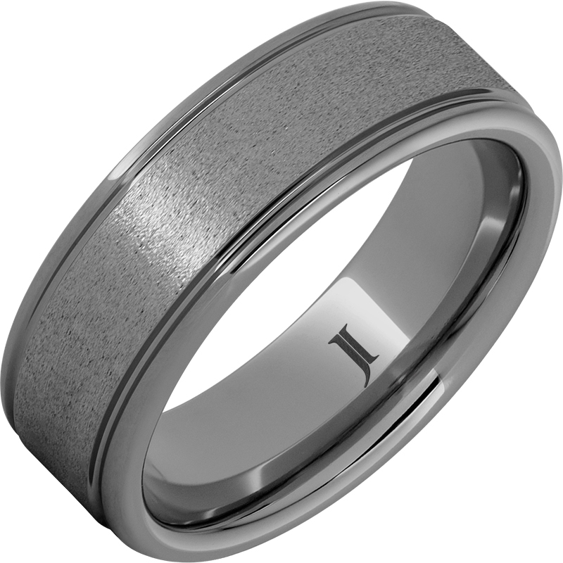 Rugged Tungsten&trade; Ring with Stone Finish