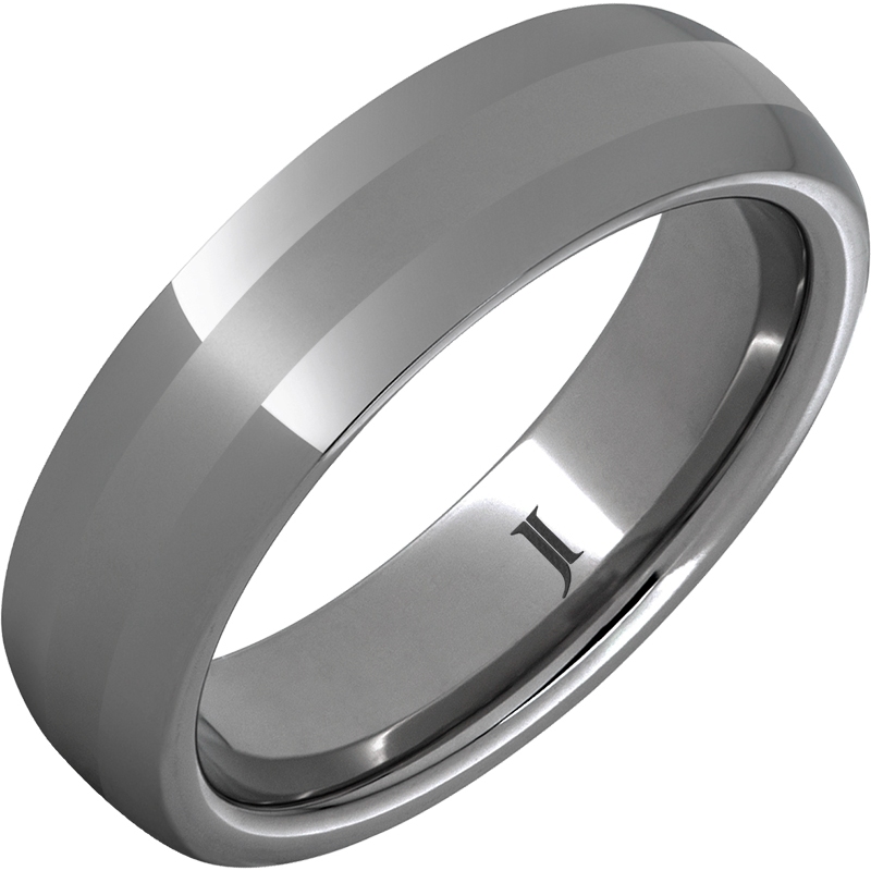 Rugged Tungsten&trade; Ring with Satin Center