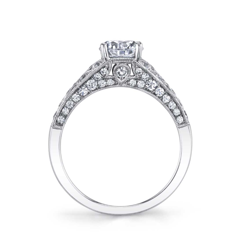Oval Cut Modern Vintage Engagement Ring - Destine