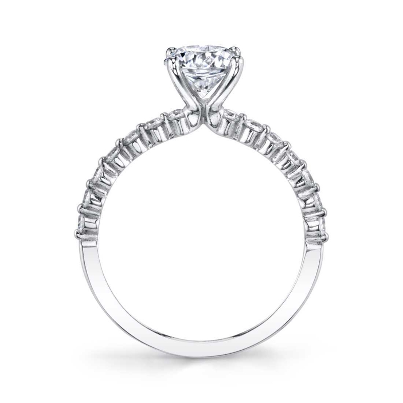 Pear Shaped Classic Engagement Ring - Athena