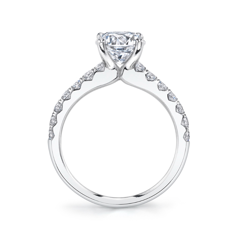 Radiant Cut Classic Engagement Ring - Aimee