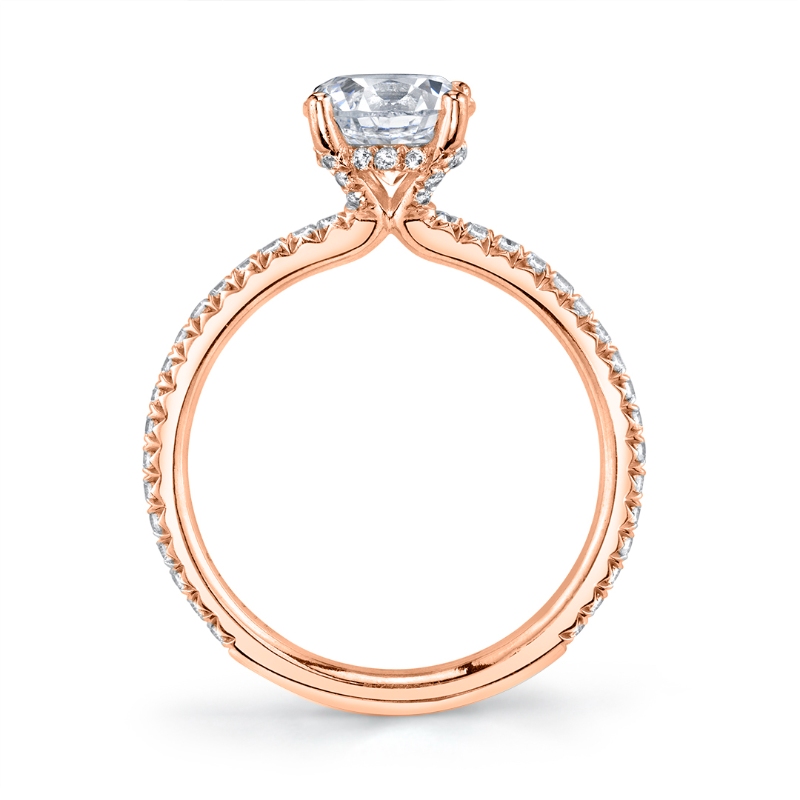 Radiant Cut Classic Engagement Ring - Maryam