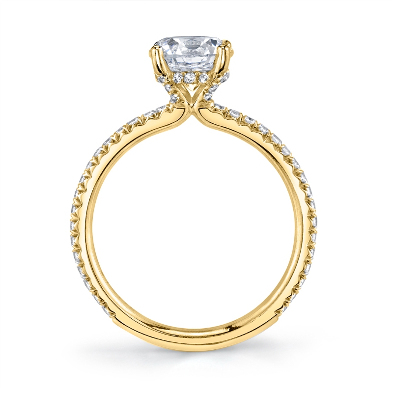 Radiant Cut Classic Engagement Ring - Maryam