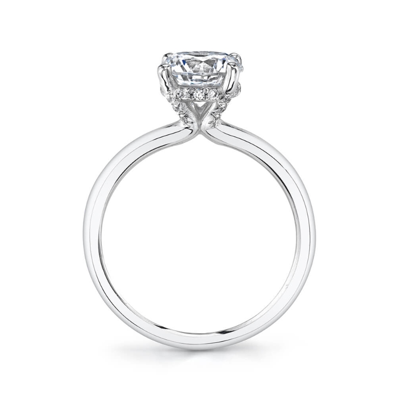 Round Cut Solitaire Engagement Ring - Joanna