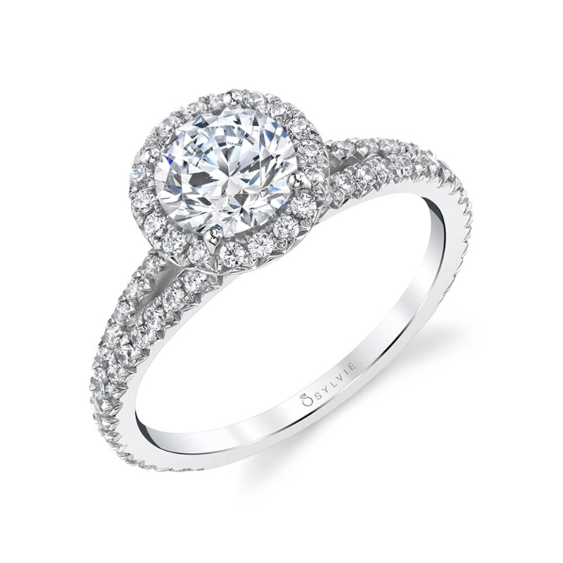 Split Shank Engagement Ring - Genevieve