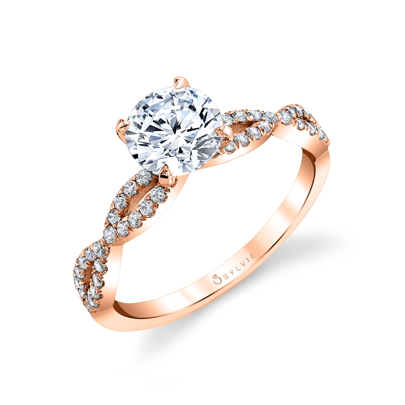 Spiral Engagement Ring - Maribel