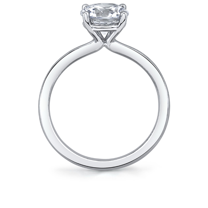 Round Cut Solitaire Engagement Ring - Blake