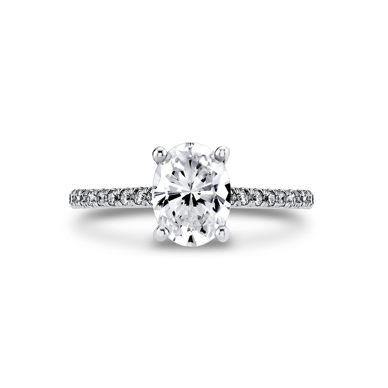 Iconelle Two Tone Engagement Ring - Audrey