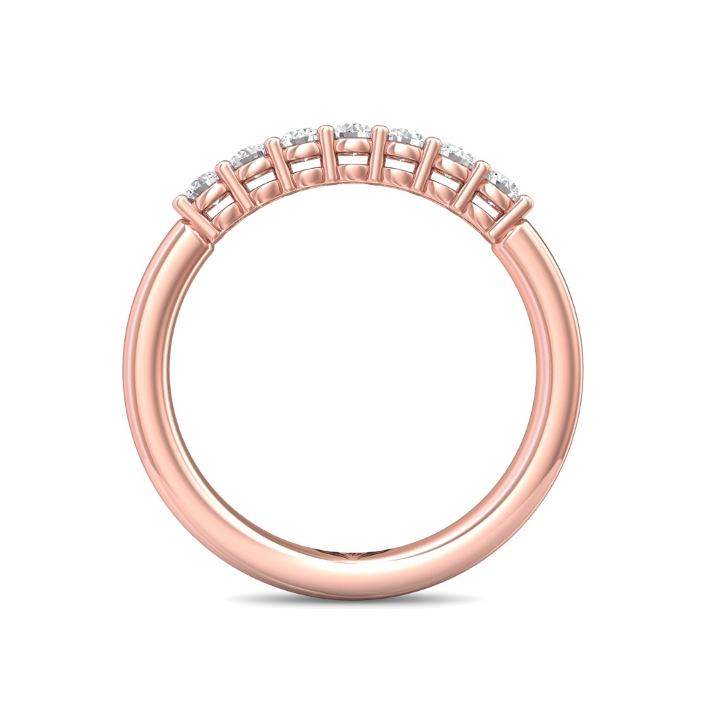 14K Rose Gold Wedding Band