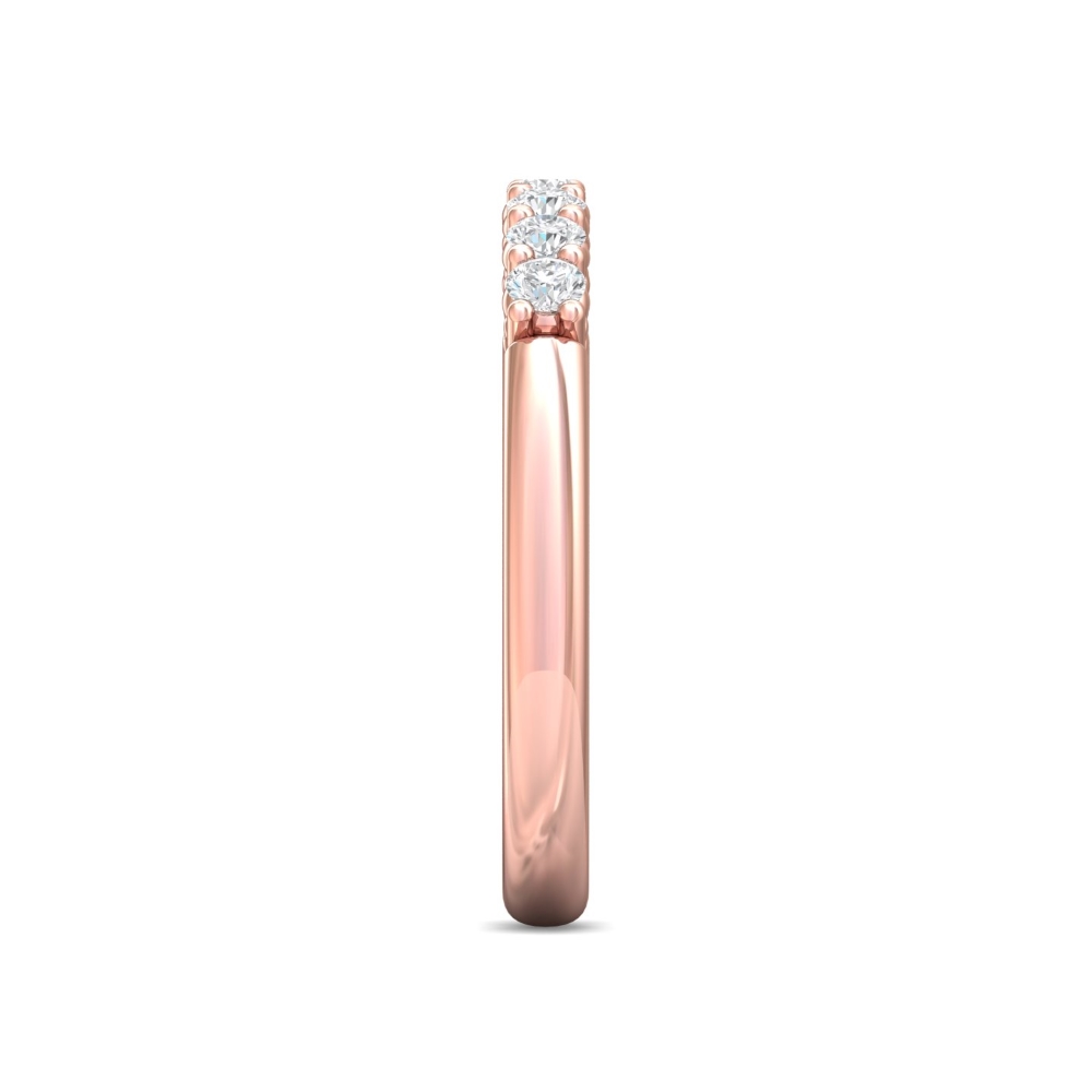 14K Rose Gold Wedding Band
