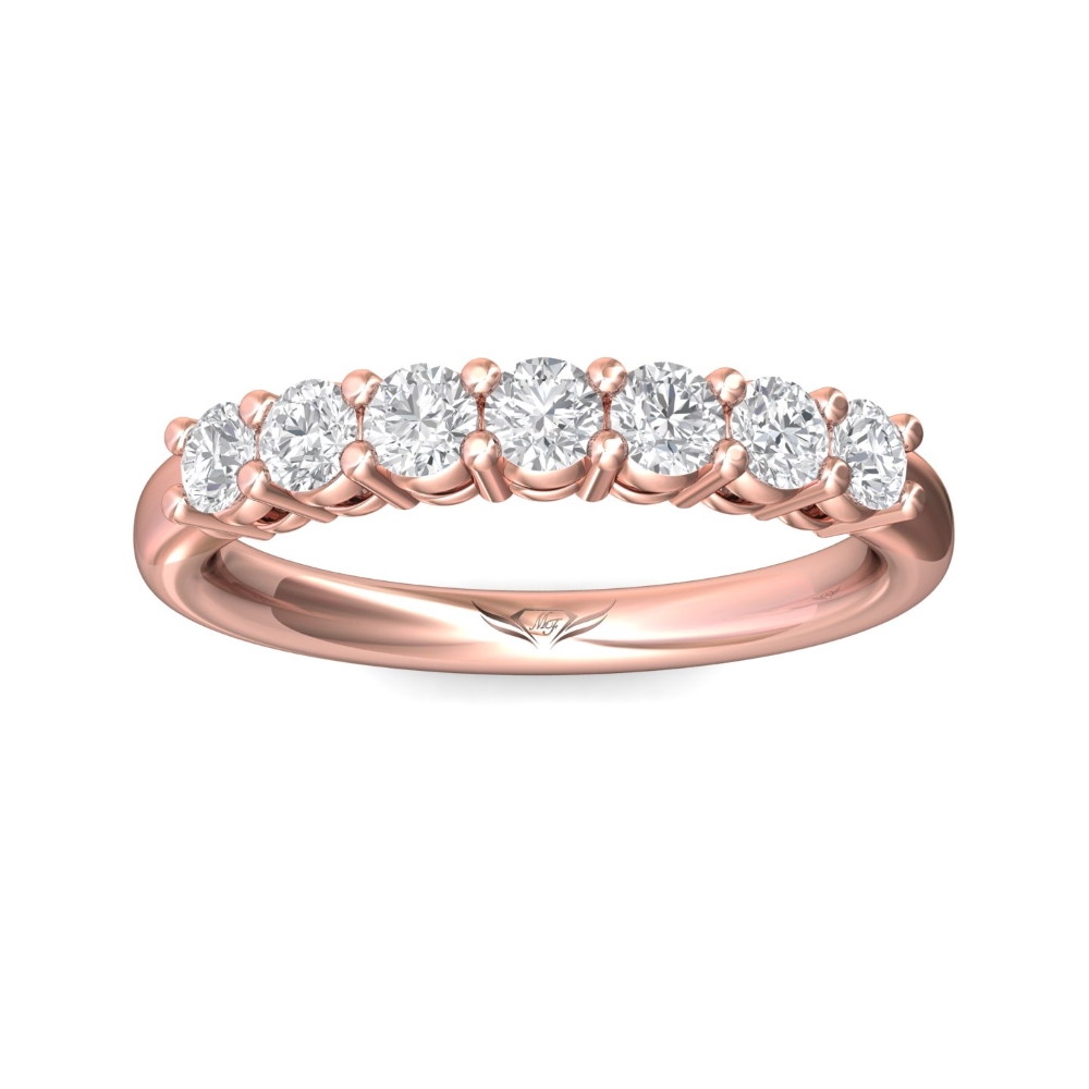 18K Rose Gold Wedding Band