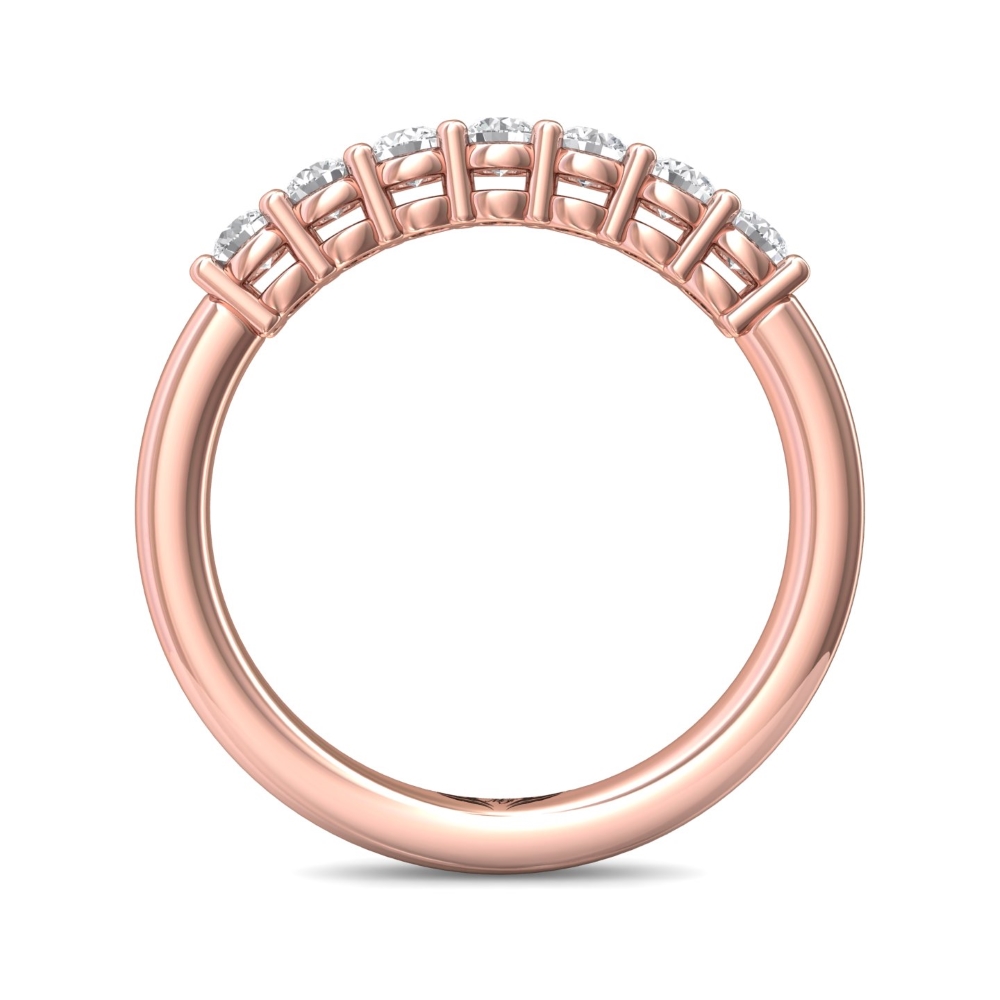 18K Rose Gold Wedding Band