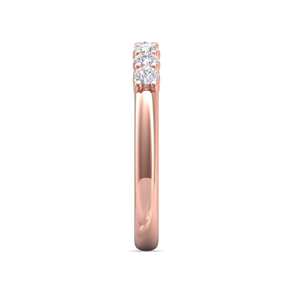 18K Rose Gold Wedding Band