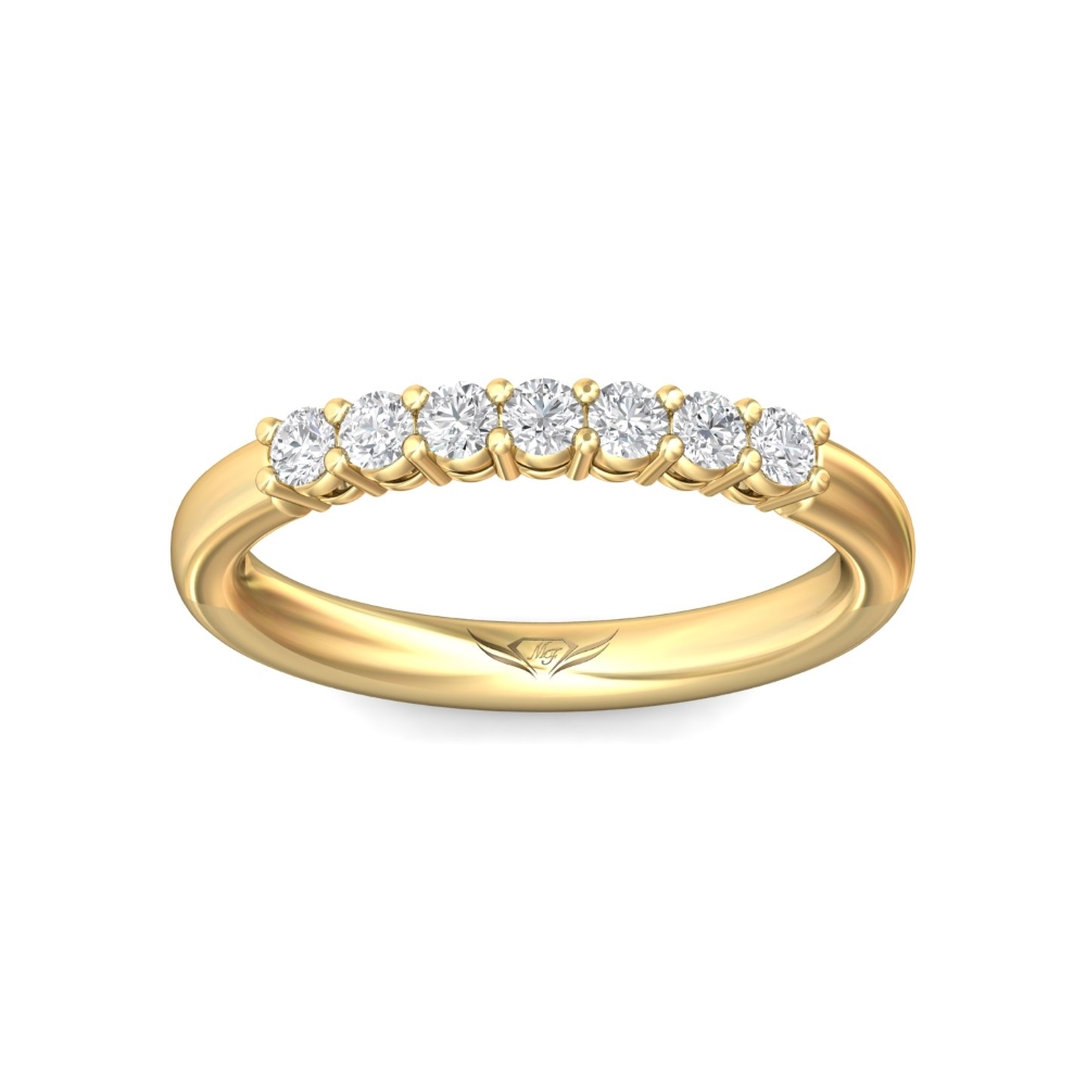 18K Yellow Gold Wedding Band