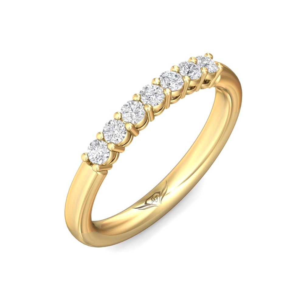 18K Yellow Gold Wedding Band