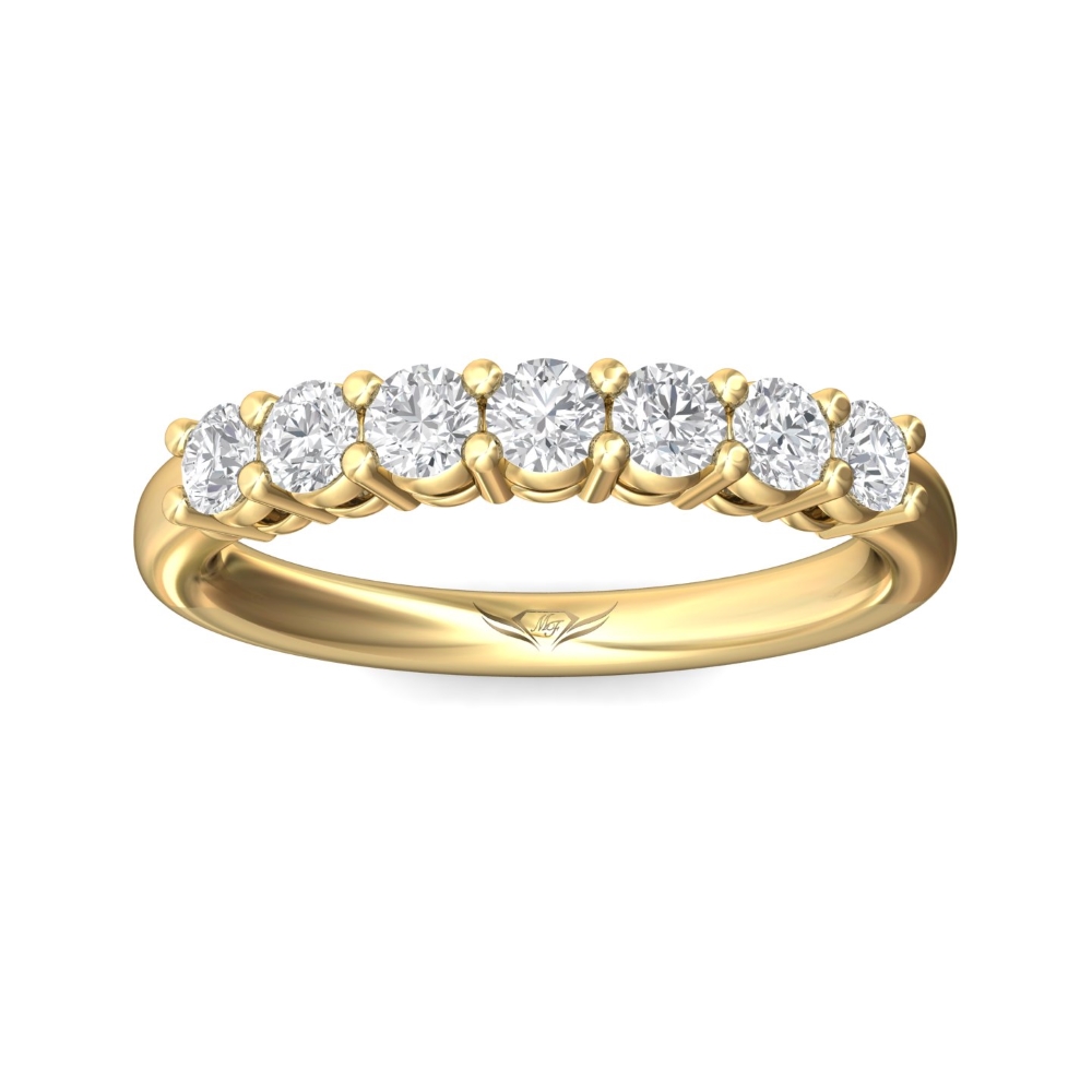 14K Yellow Gold Wedding Band