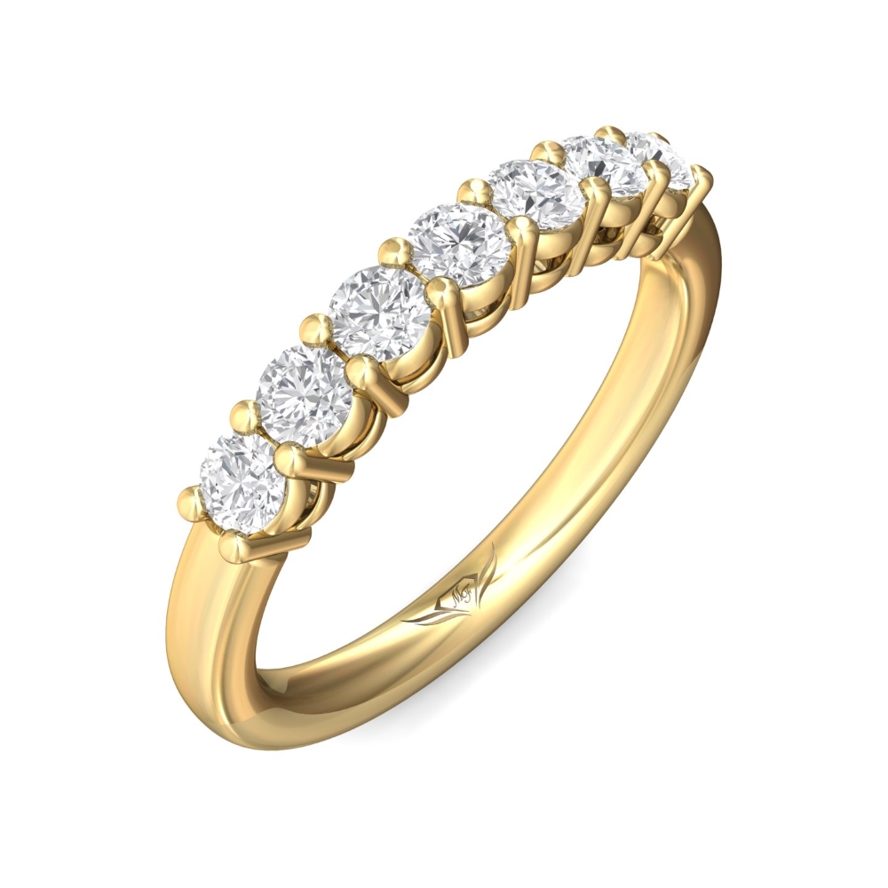 14K Yellow Gold Wedding Band