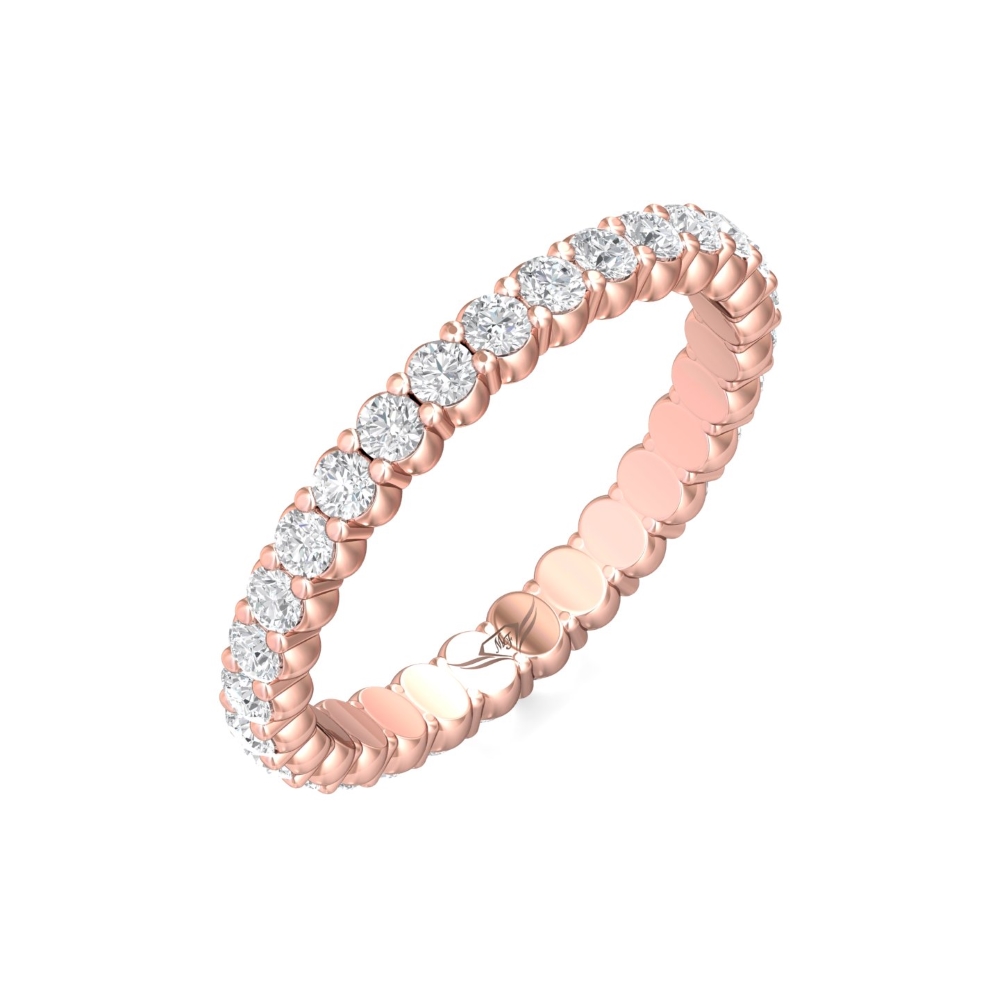 14K Rose Gold Wedding Band