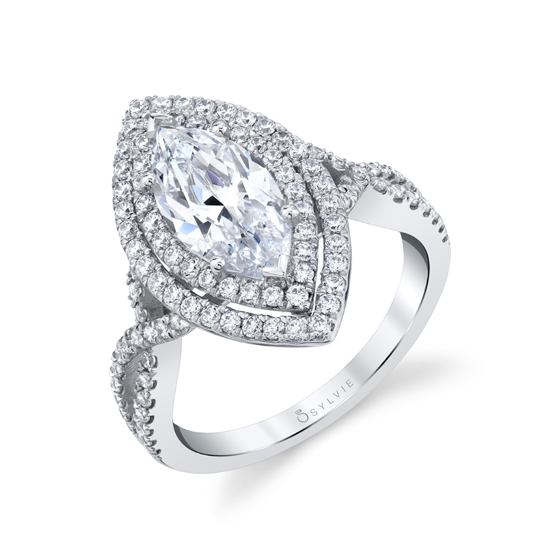UNIQUE MARQUISE ENGAGEMENT RING - Jocelina
