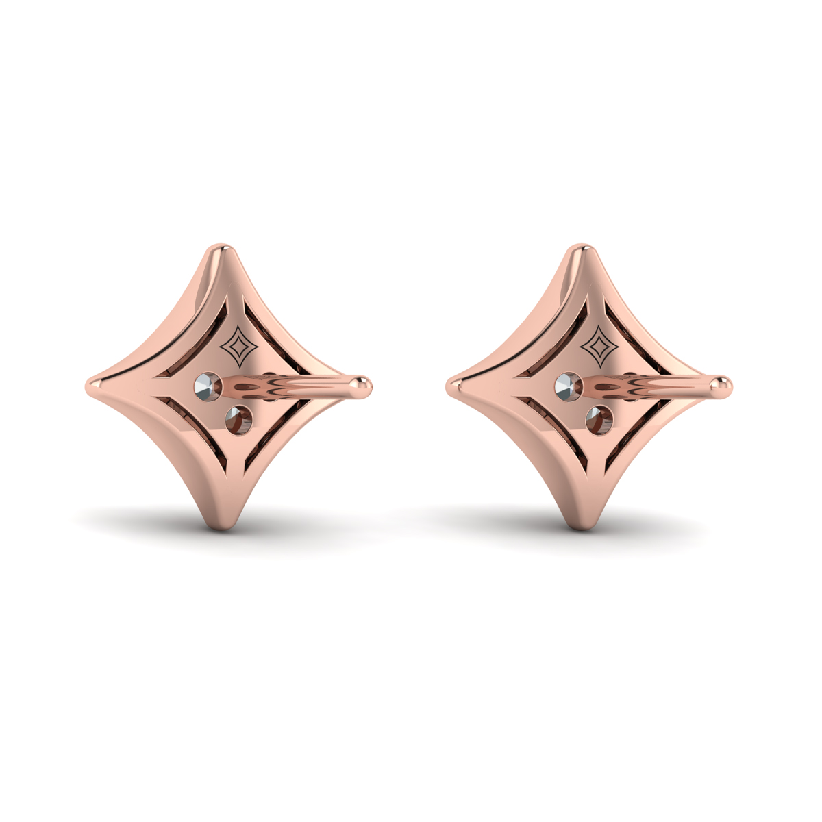 Diamond Vlora Star Stud Earrings