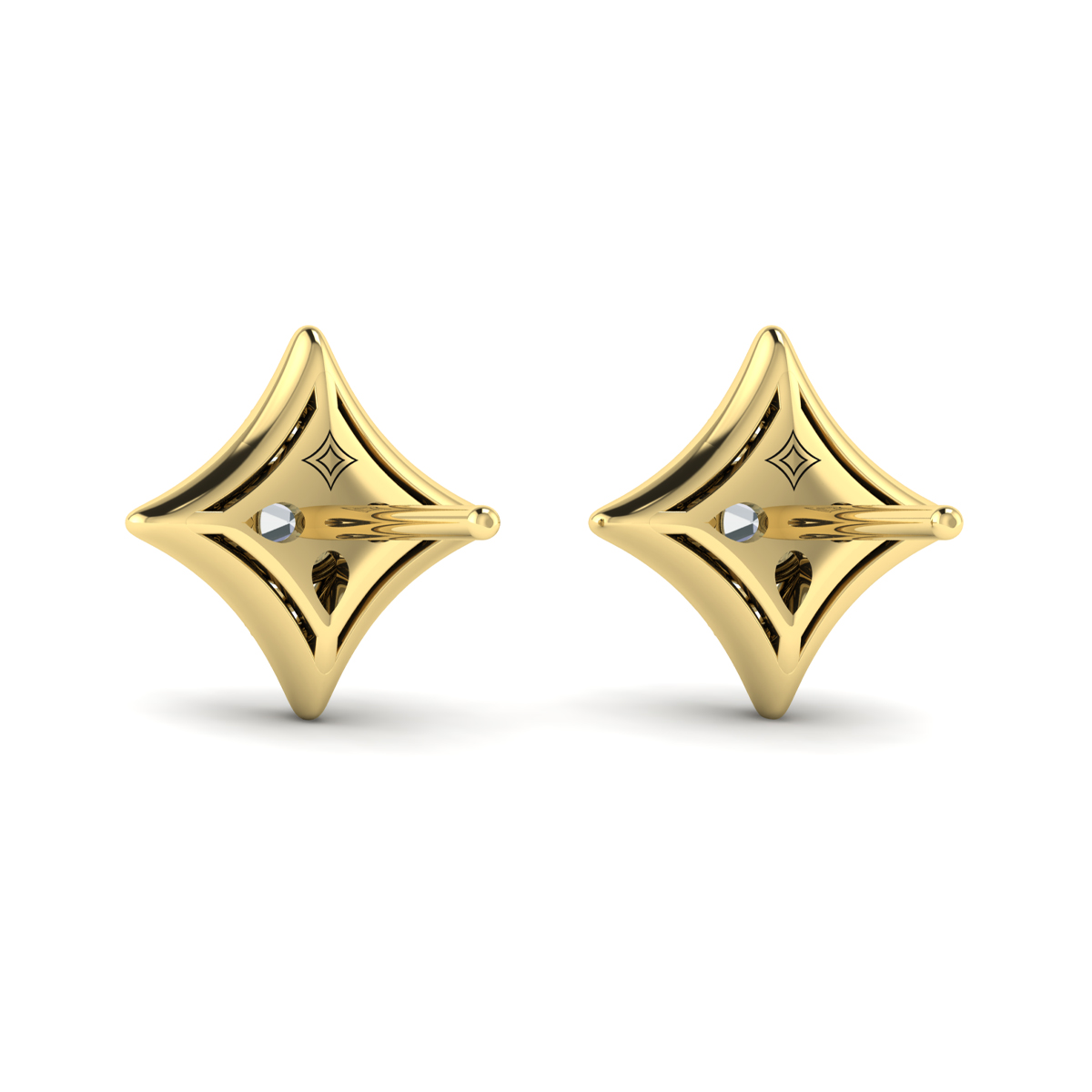 Diamond Vlora Star Stud Earrings