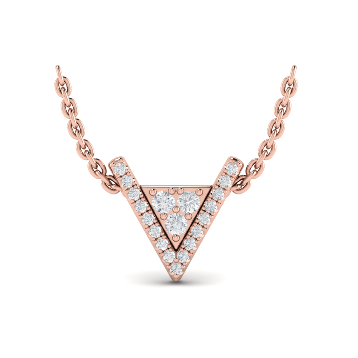 Diamond Trinity Necklace