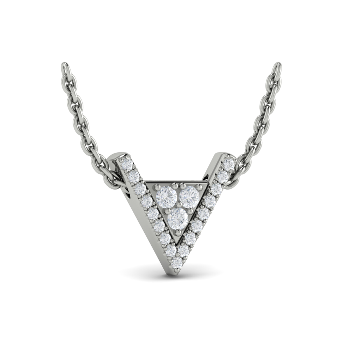 Diamond Trinity Necklace