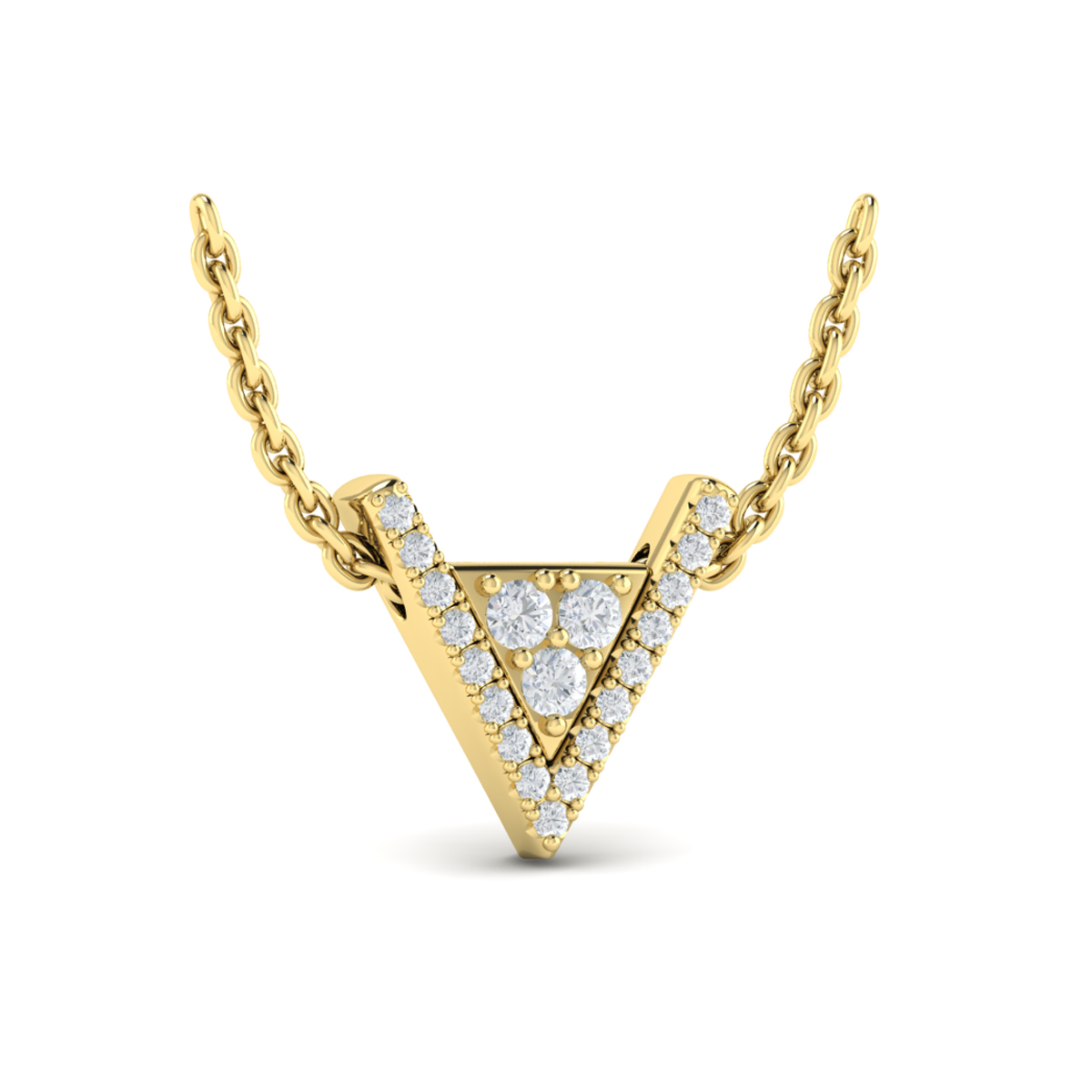 Diamond Trinity Necklace