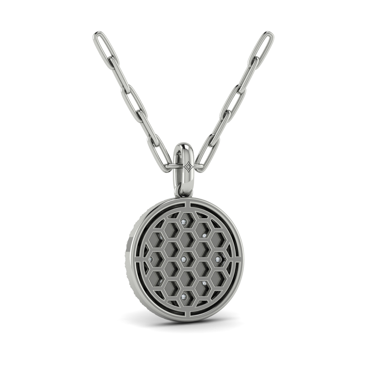 Star Diamonds and Diamond Pendant Necklace