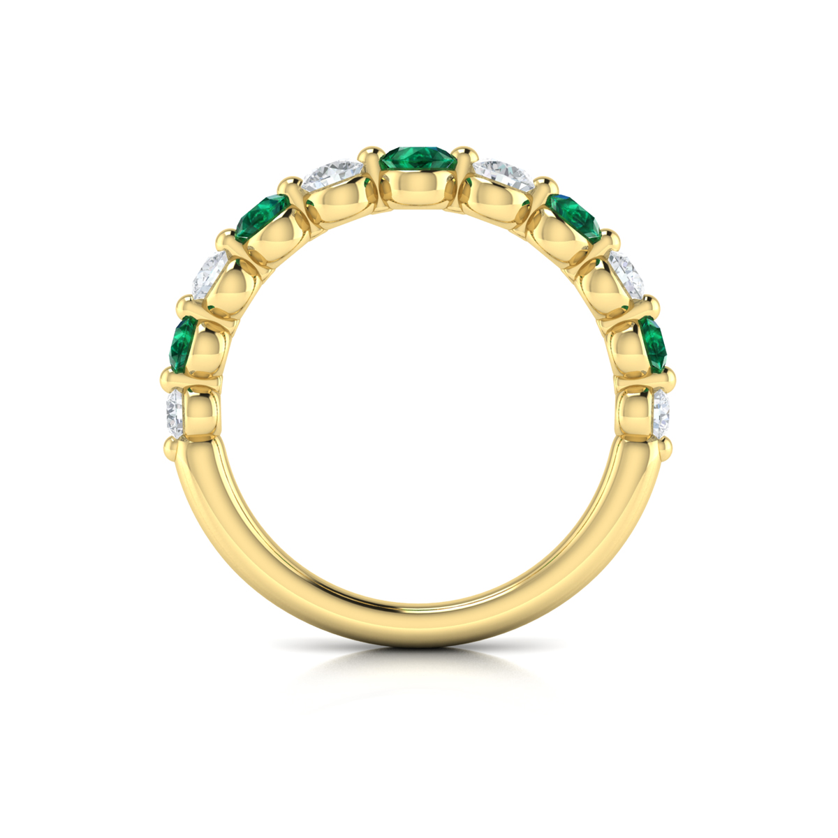 Diamond and Emerald Ring