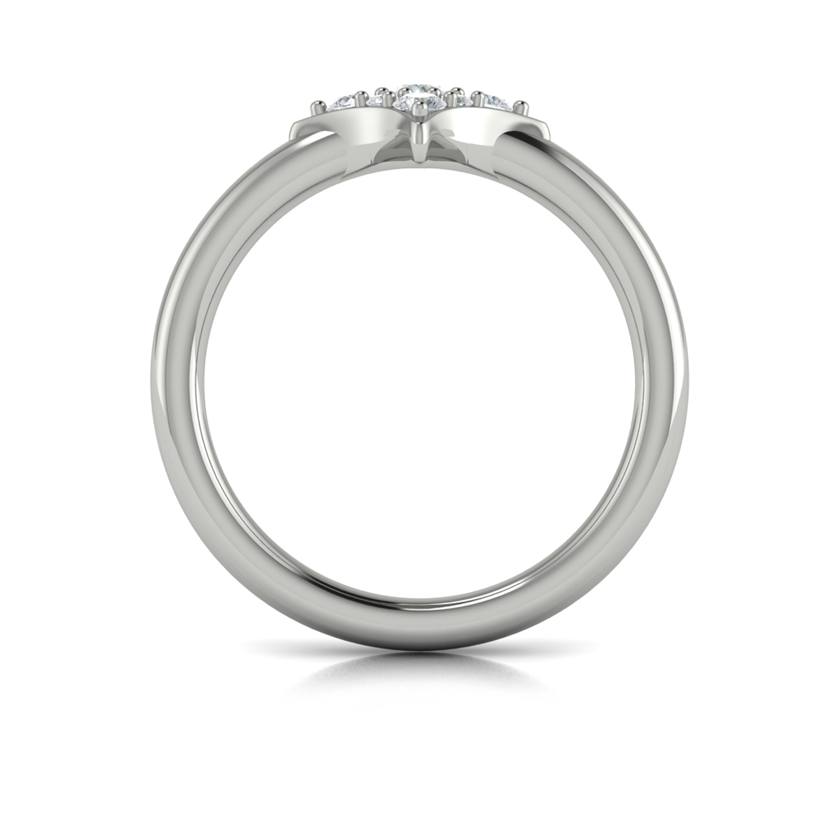 Diamond Cluster Vlora Star Ring