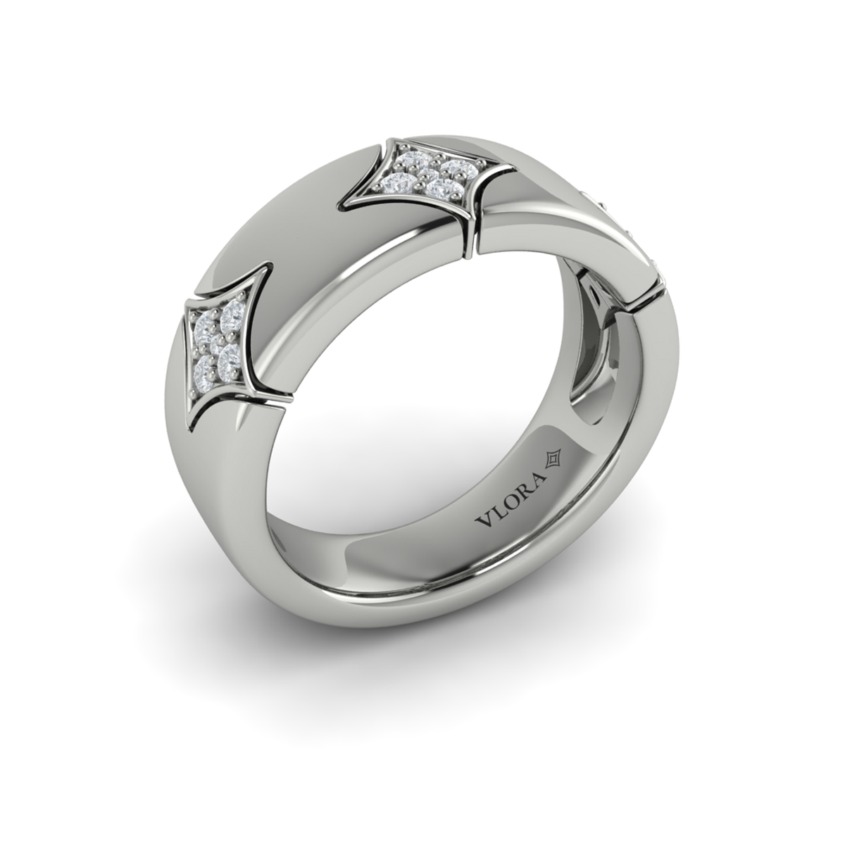 Diamond Cluster Vlora Star Ring