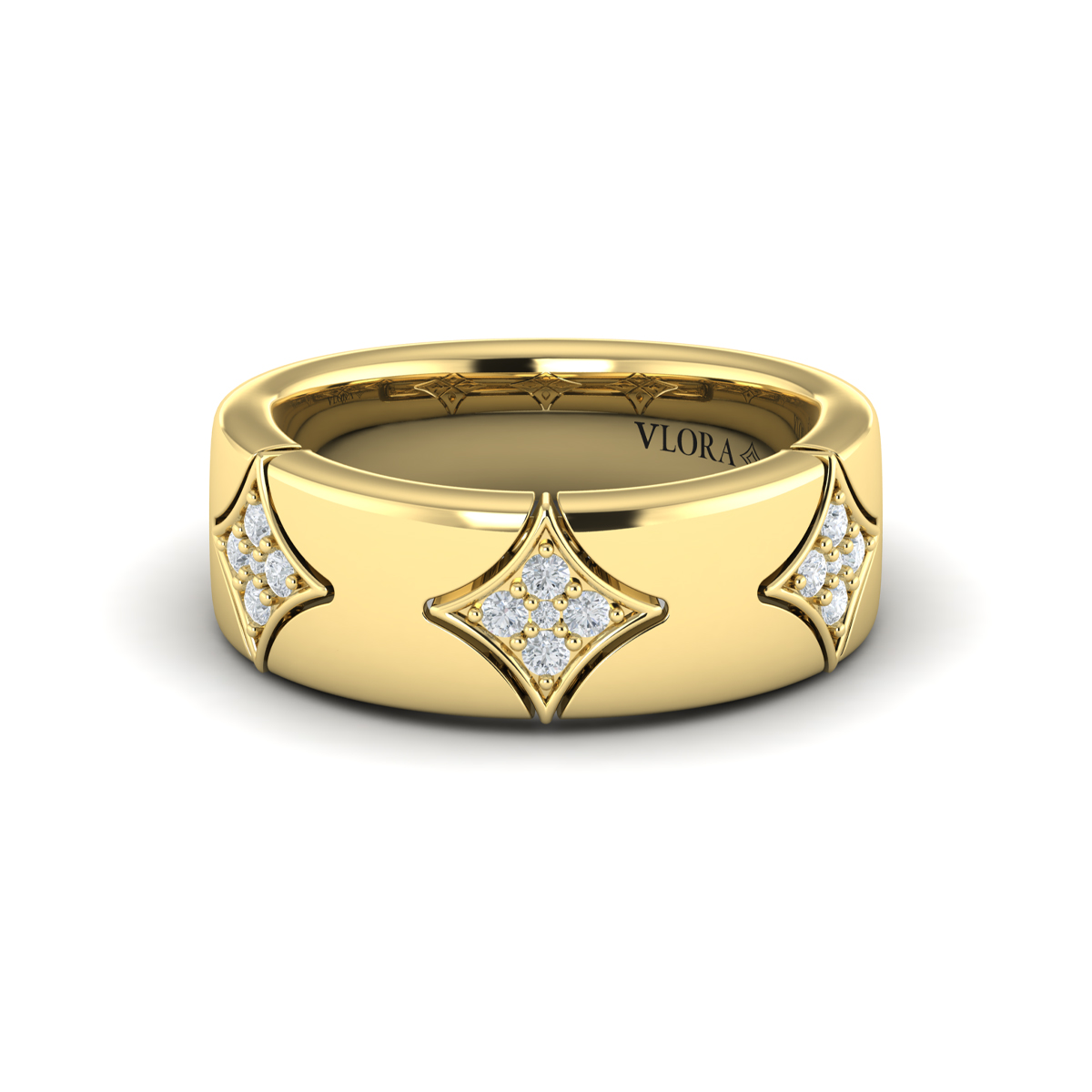Diamond Cluster Vlora Star Ring