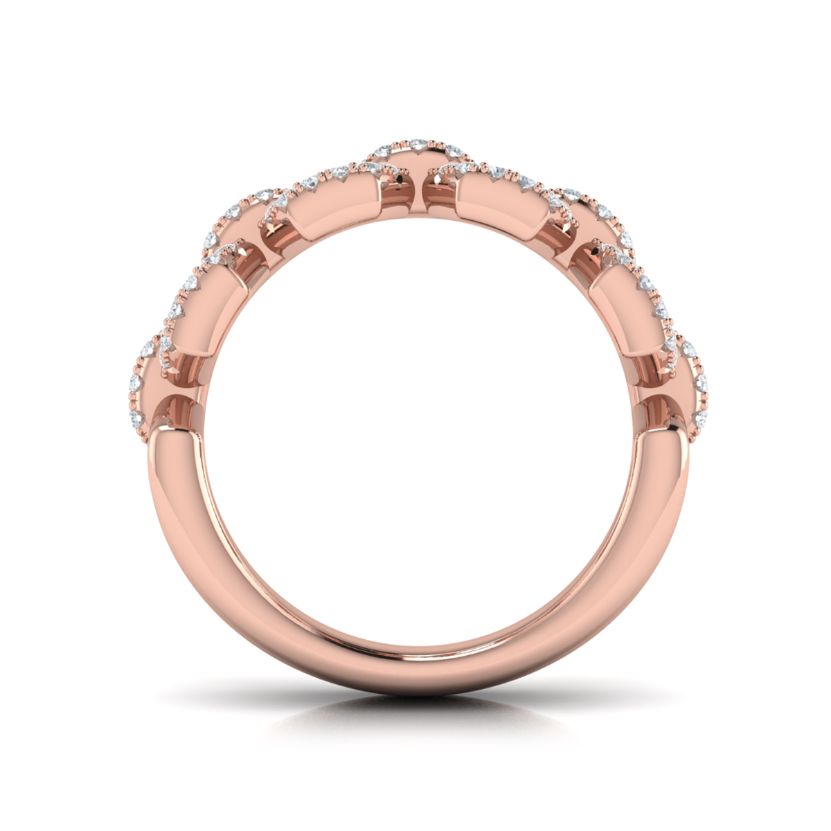 Diamond Link Ring