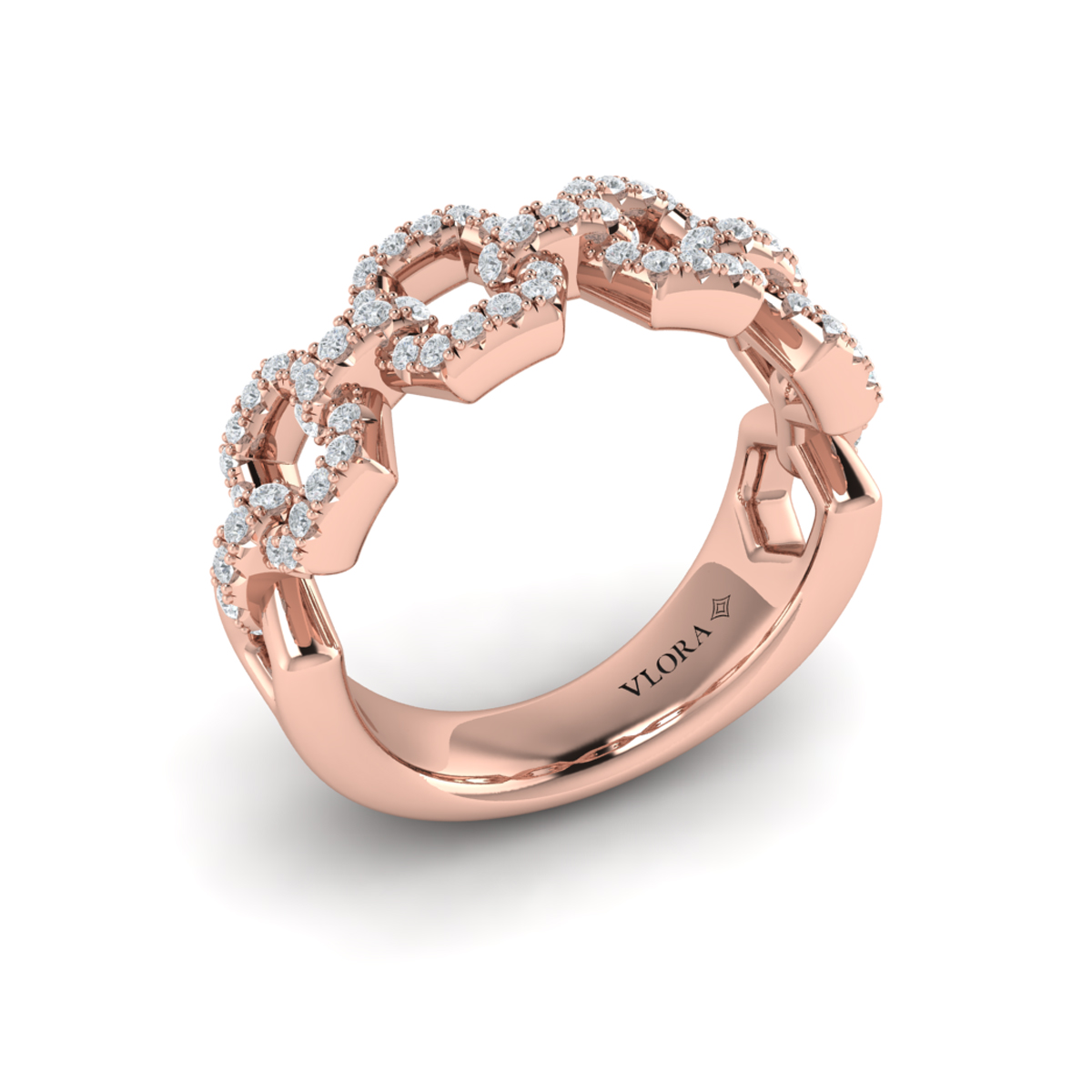 Diamond Link Ring