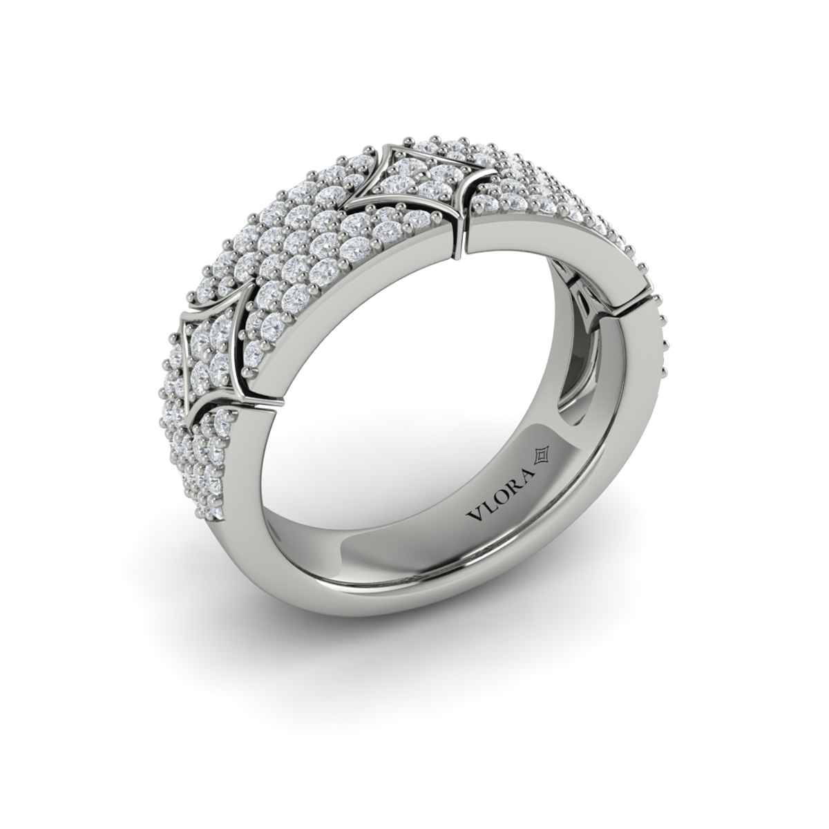 Diamond Vlora Star Ring