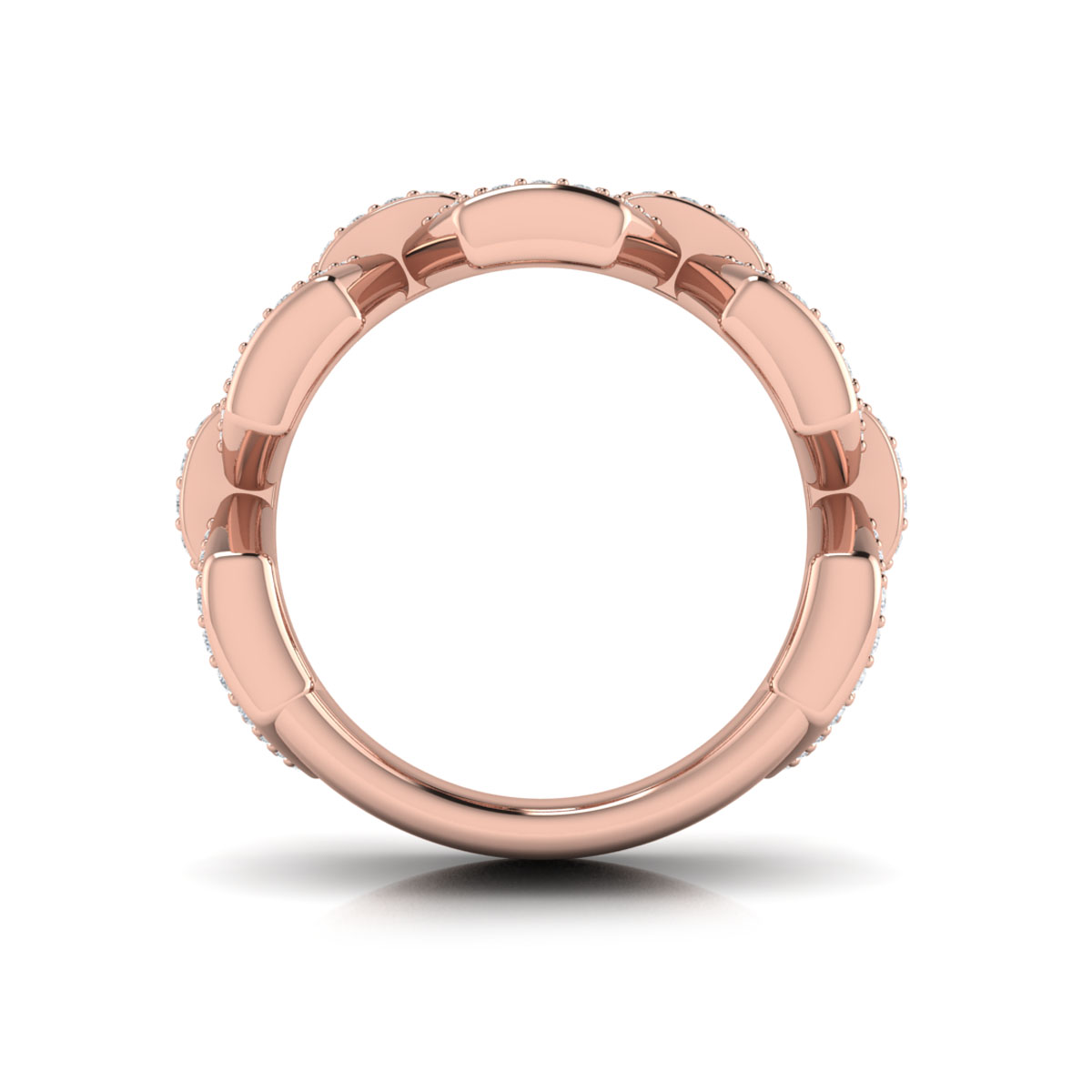 Diamond Link Ring