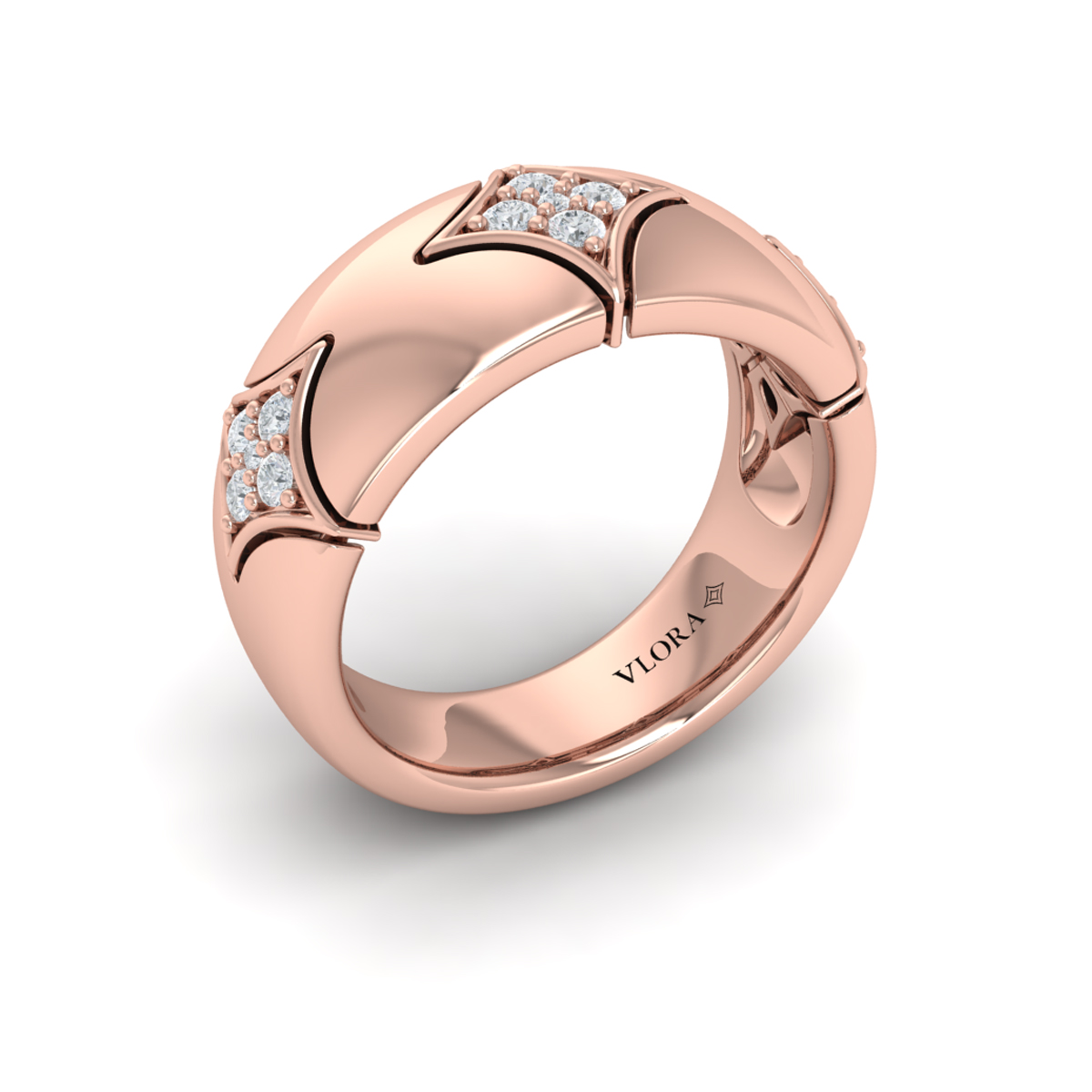 Diamond Cluster Vlora Star Ring