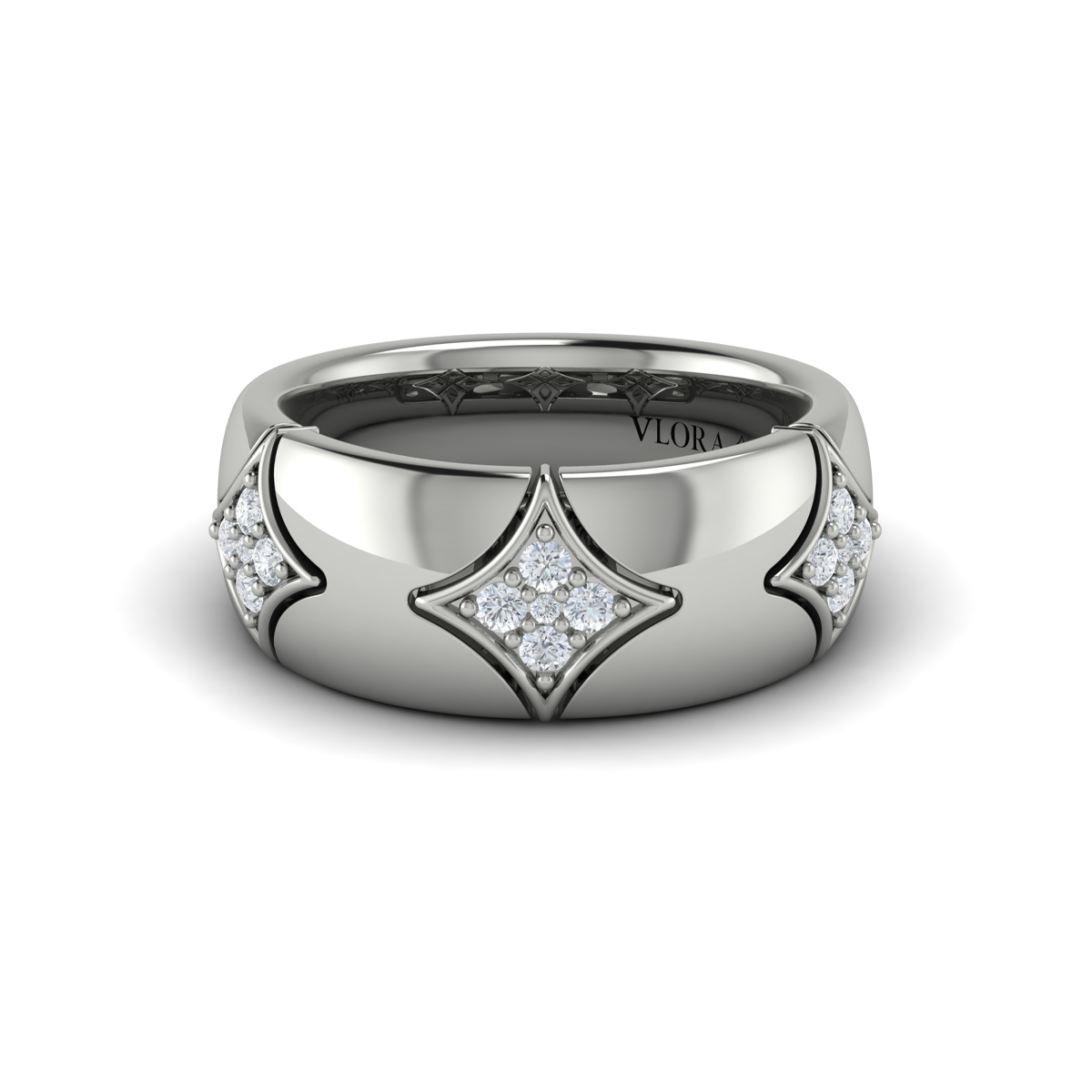 Diamond Cluster Vlora Star Ring
