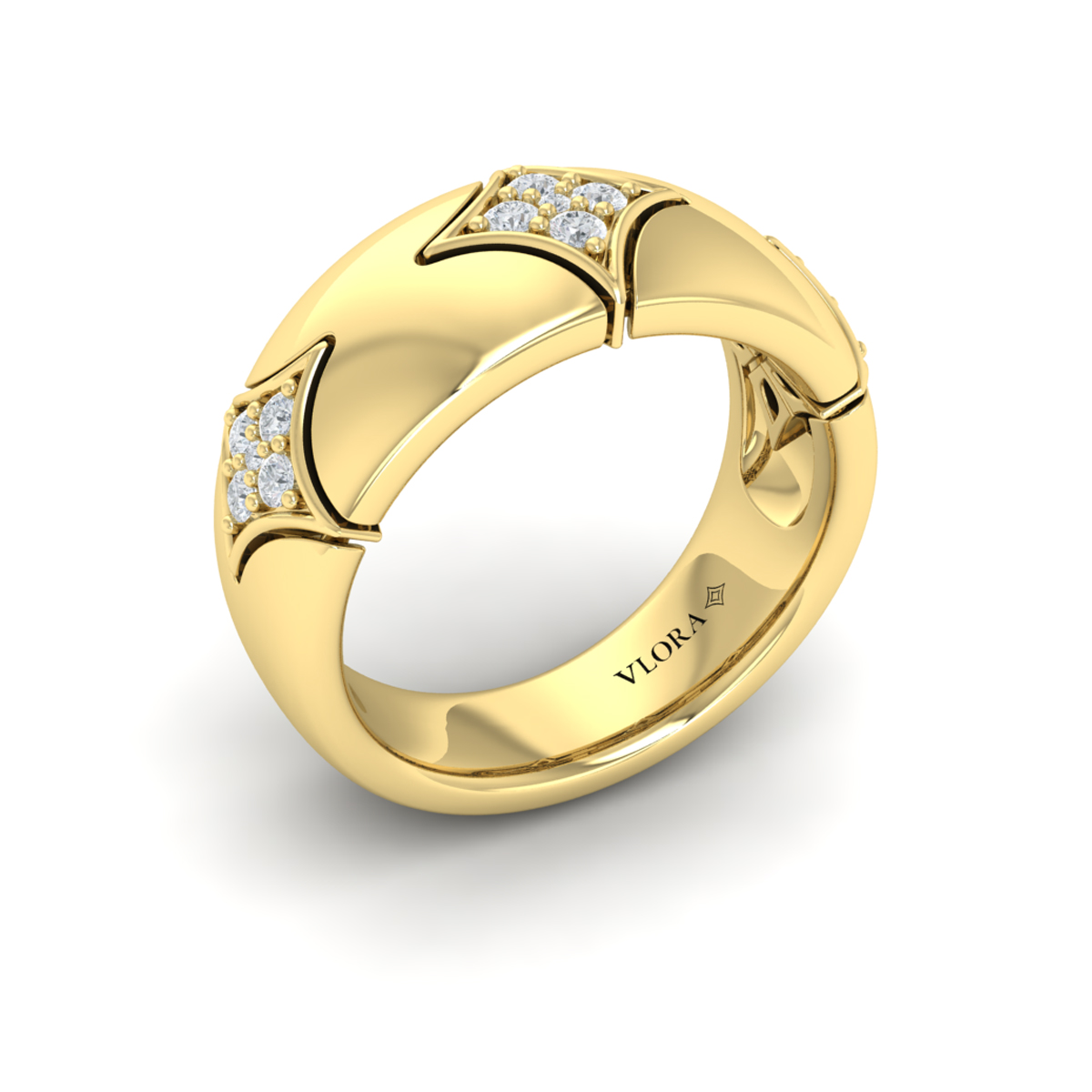 Diamond Cluster Vlora Star Ring