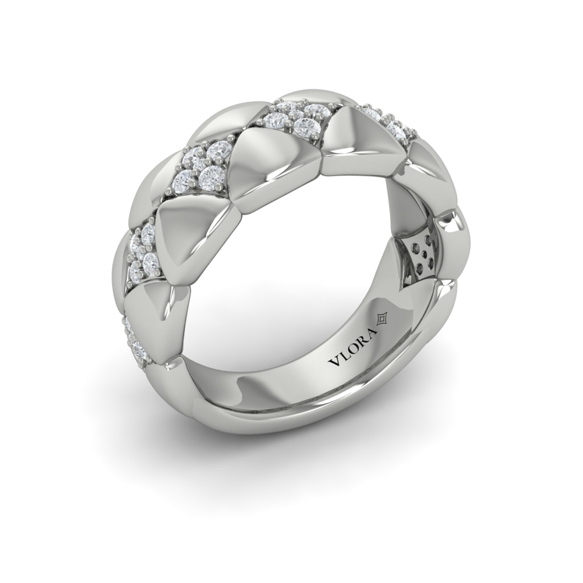 Diamond Tufted Vlora Star Ring
