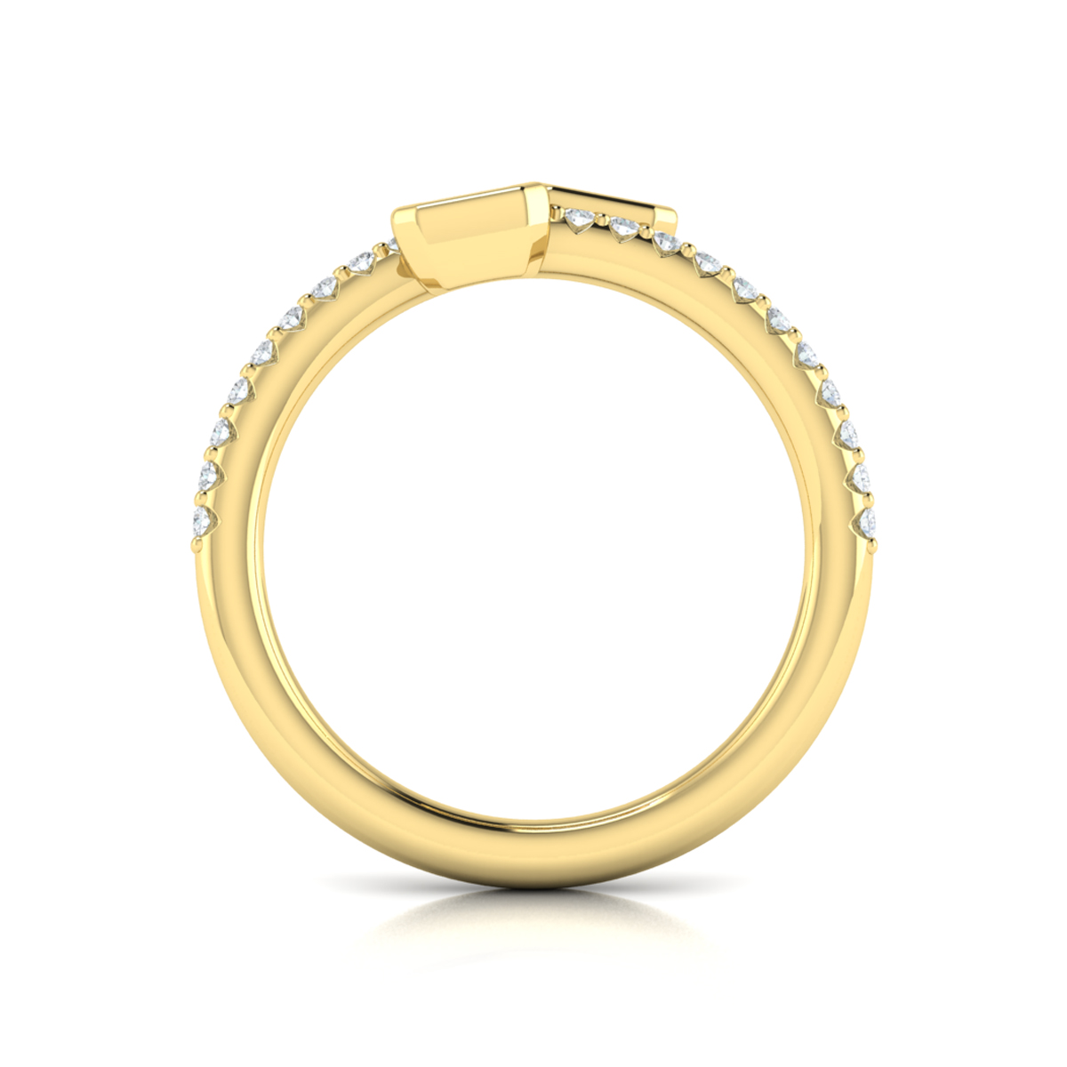 Diamond Baguette Wrap Ring