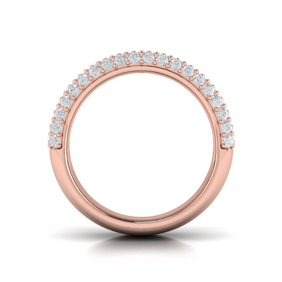 Diamond Multi-Row Statement Ring
