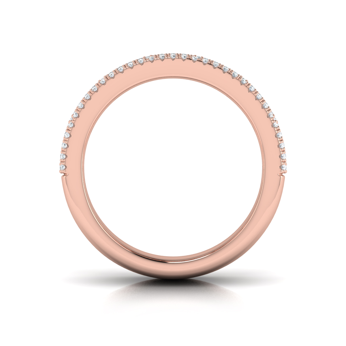 Diamond Baguette Double Row Ring