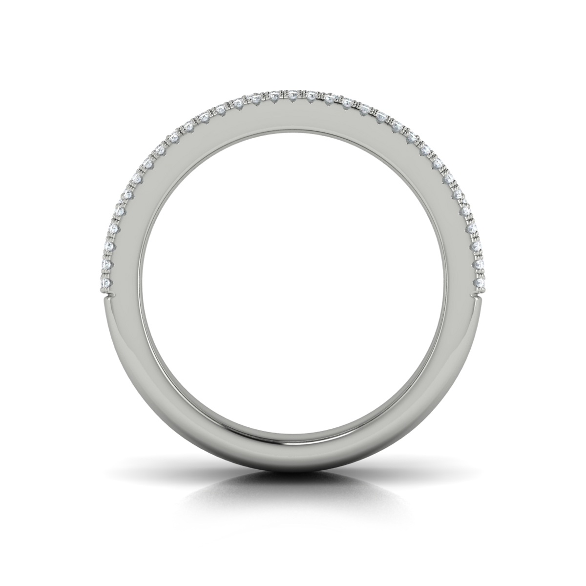 Diamond Baguette Double Row Ring